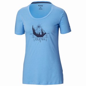 Columbia Camiseta Mt. Columbia™ Tee Mujer Azules (569GEXTIR)